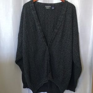 Vintage chunky knit oversized cardigan